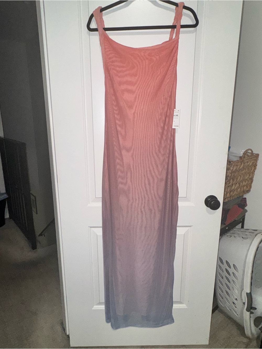 Good American Pink Ombre One-Shoulder Maxi Dress - Picture 5 of 5